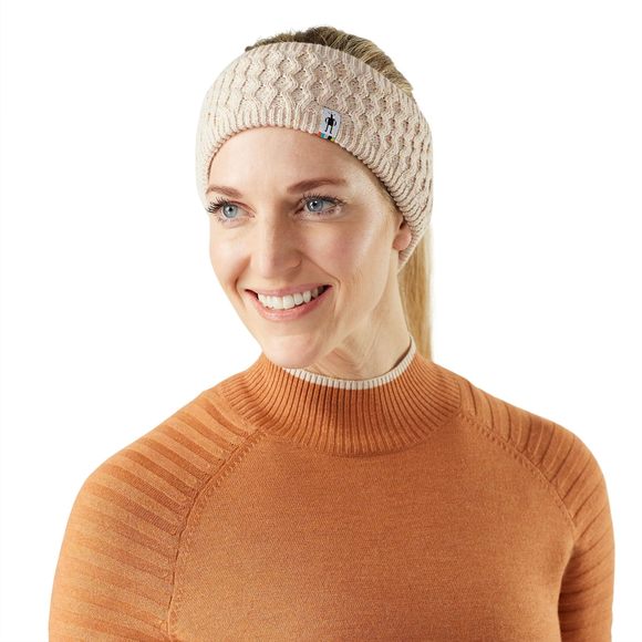 Women's Standard Fleece Lined Headband, Almond Donegal, One Size🙈 - Picture 1 of 1